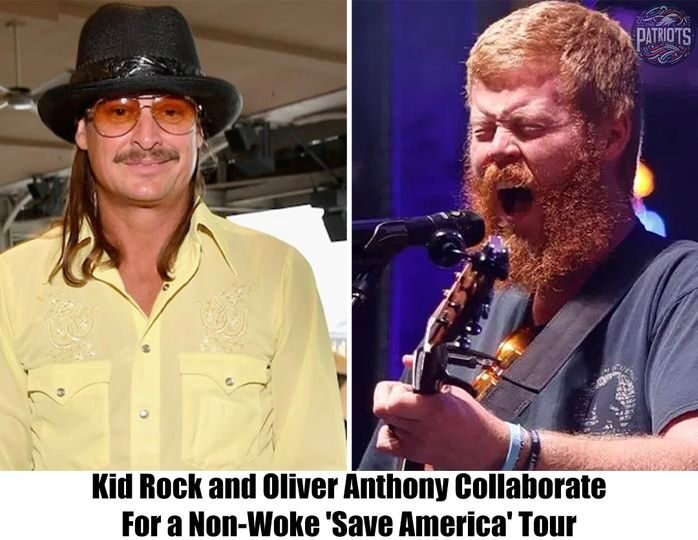 Breaking: Kid Rock and Oliver Anthony Collaborate for a Non-Woke ‘Save America’ Tour