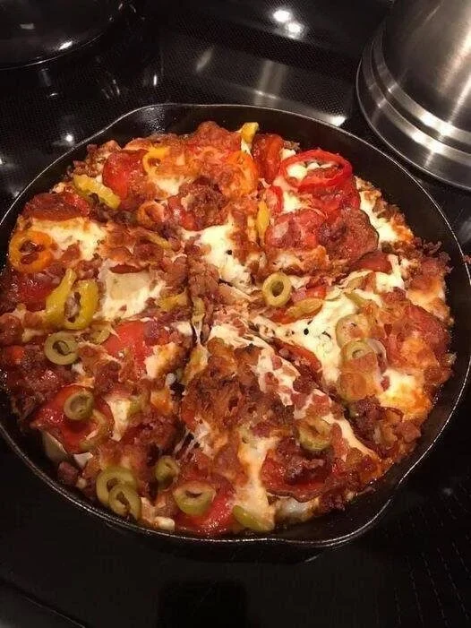 Keto Meat Lovers Pizza Recipe