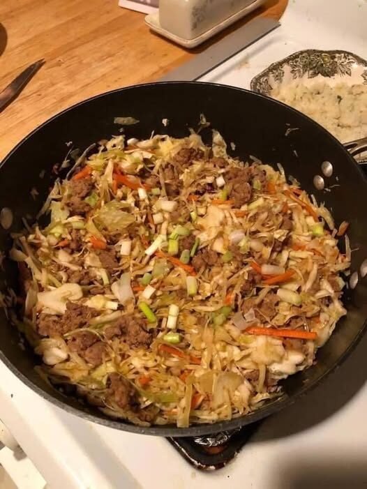 WEIGHT WATCHERS EGG ROLL IN A BOWL