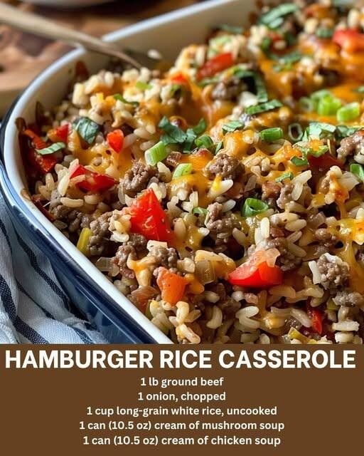 Easy Hamburger Rice Casserole – A Weight Watchers-Friendly Recipe