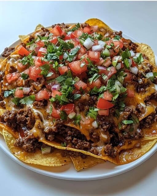 LOADED BEEF NACHOS