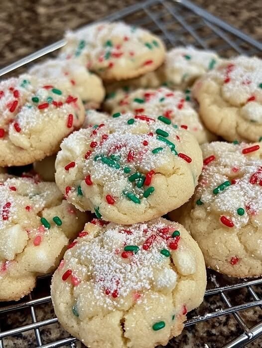 Low-Point Christmas Gooey Butter Cookies