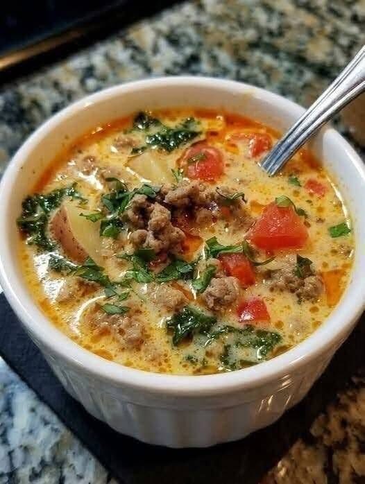 Cheesy Keto Taco Soup