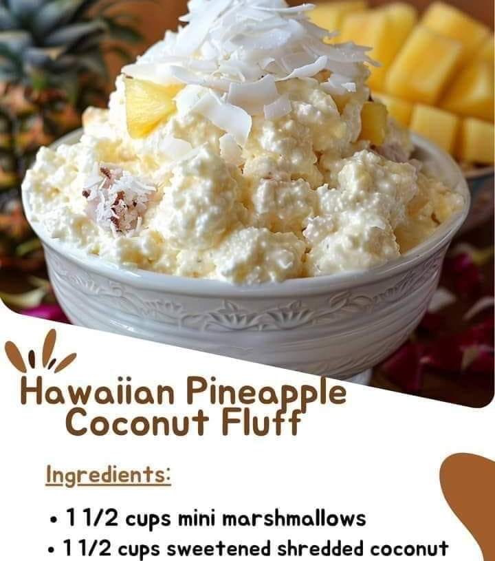 Weight Watchers-Friendly Hawaiian Pineapple Coconut Fluff