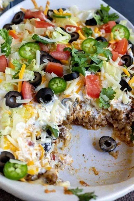 Keto Taco Casserole