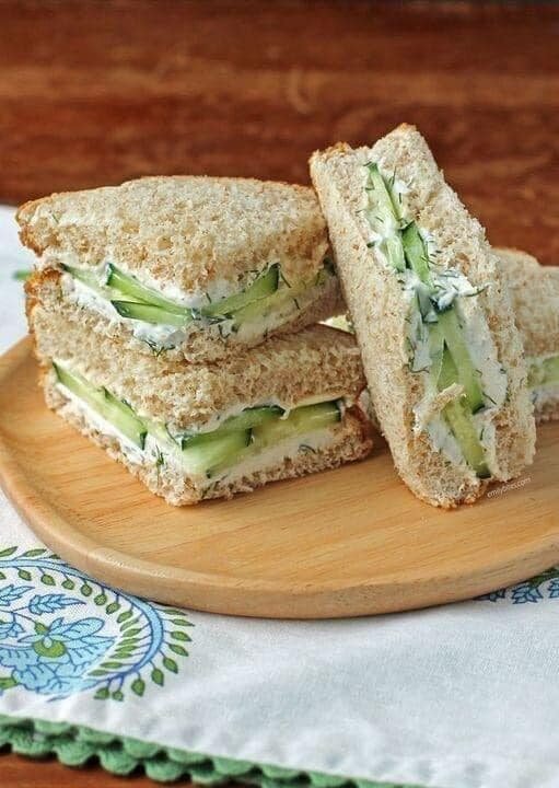 Homemade Cucumber Sandwiches Recipe