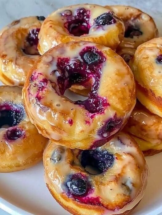 Blueberry Lemon Donuts