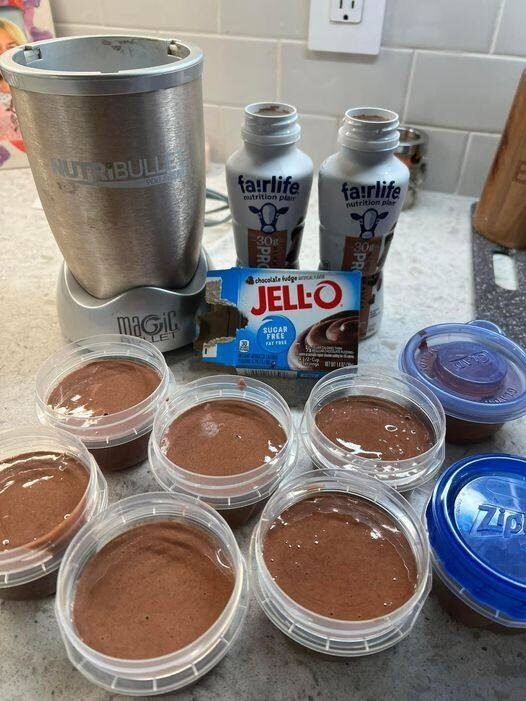 1 Point Chocolate Protein Pudding