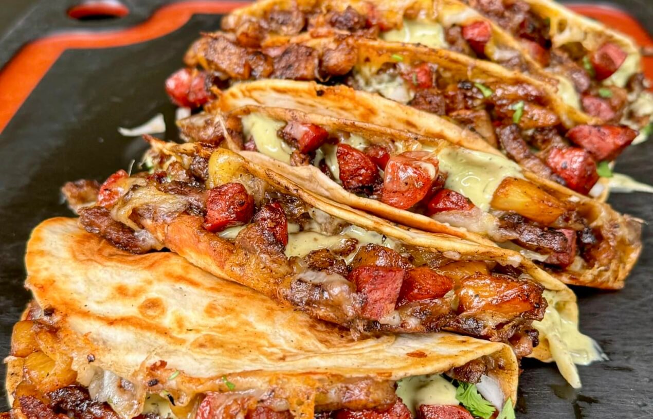Low point Crispy Pork Belly Tacos