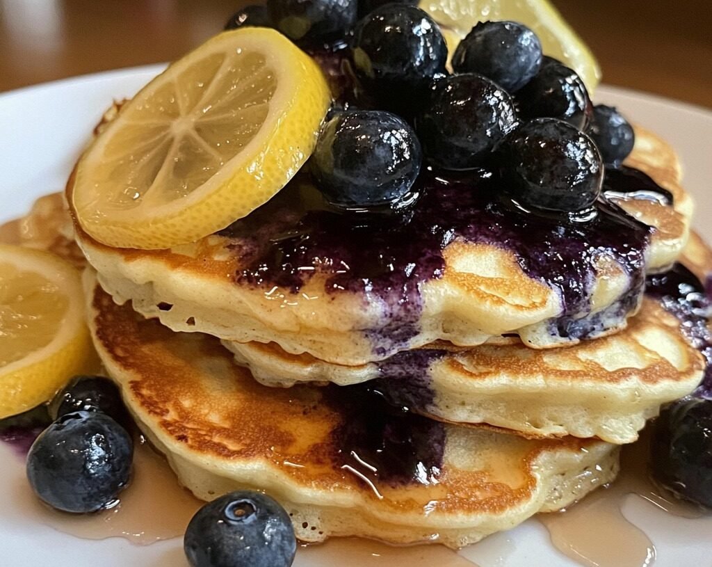 One Point Weight Watchers Blueberry Lemon Pancakes Recipe