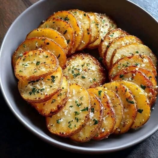 crispy air fryer potato slices