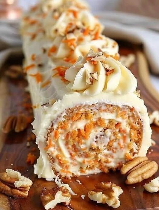 Keto Carrot Cake Roll