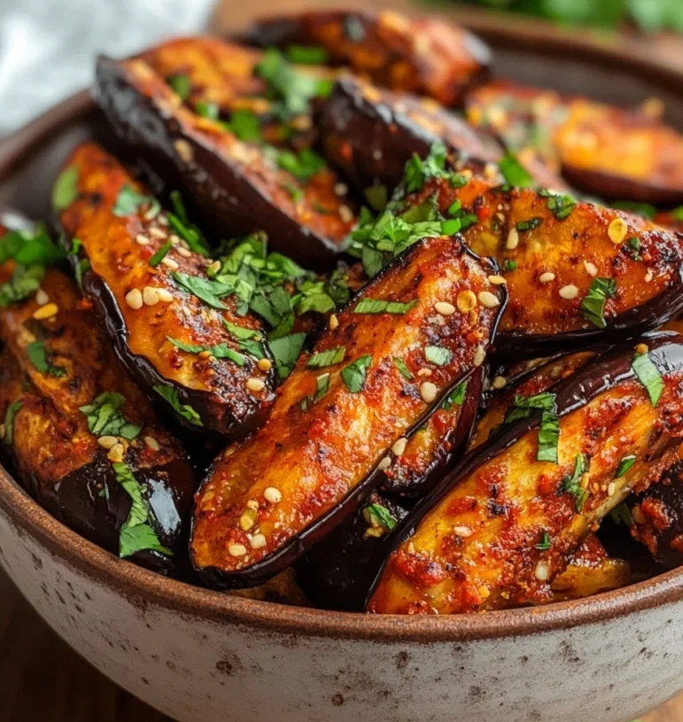 Vegan Aubergine Miso Wedges