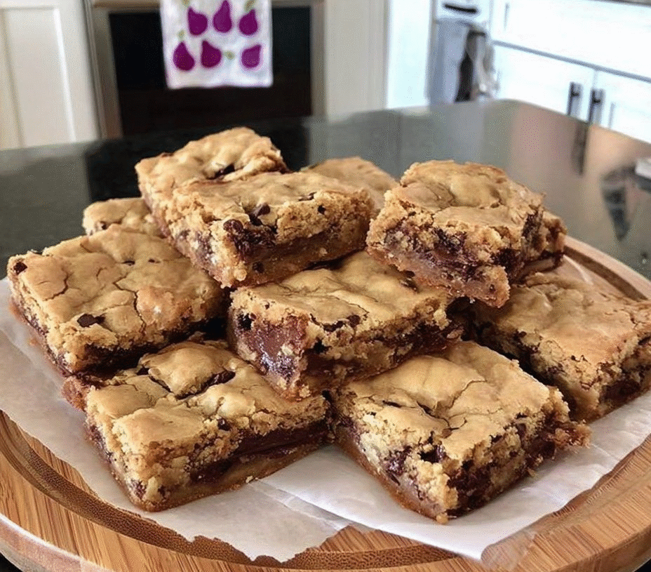 Chocolate chip cookie bars  