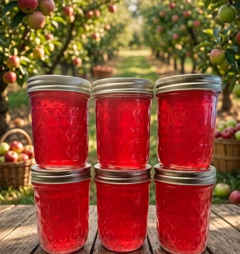 Sugar-Free Cinnamon Apple Jelly