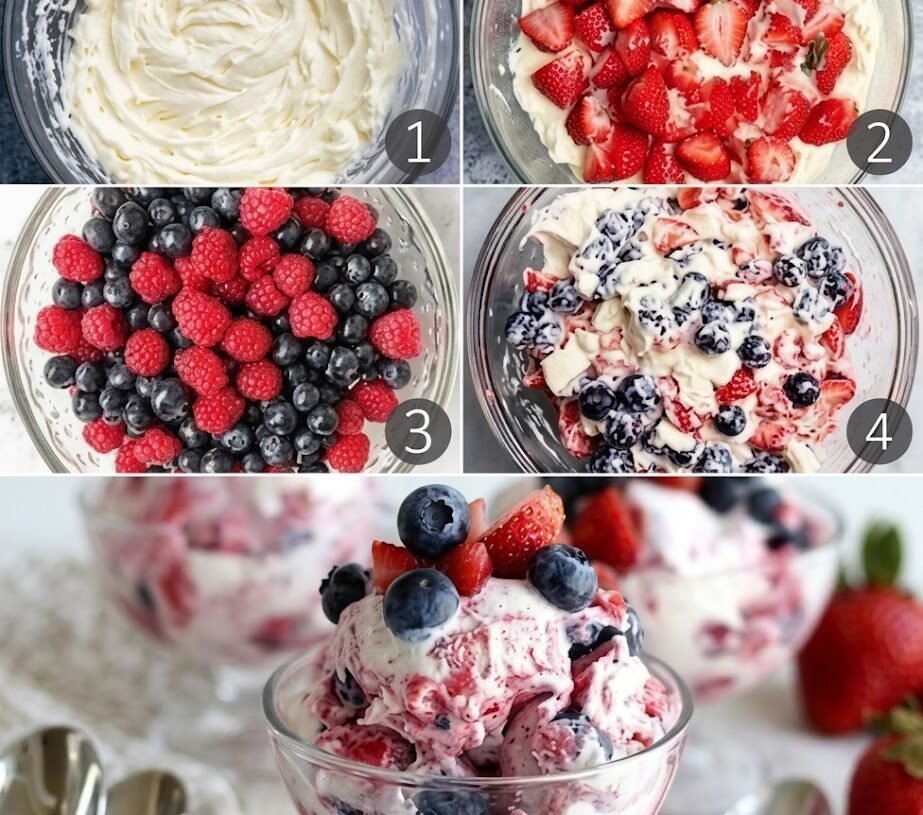 High-Protein Berry Cheesecake Fluff