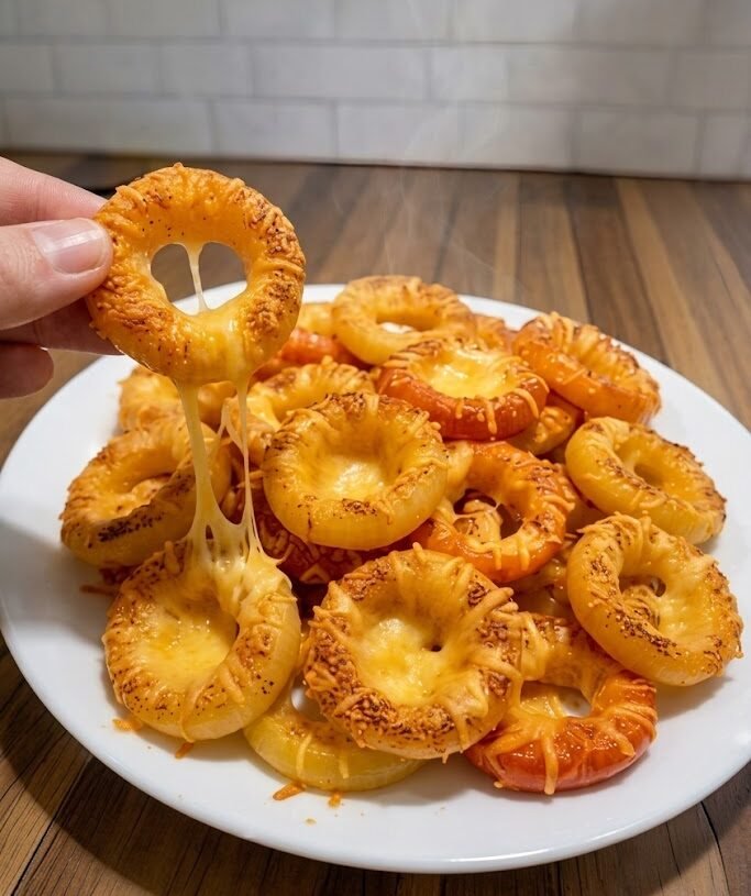 High-Protein Keto Onion Rings – Crispy, Cheesy & Low-Carb