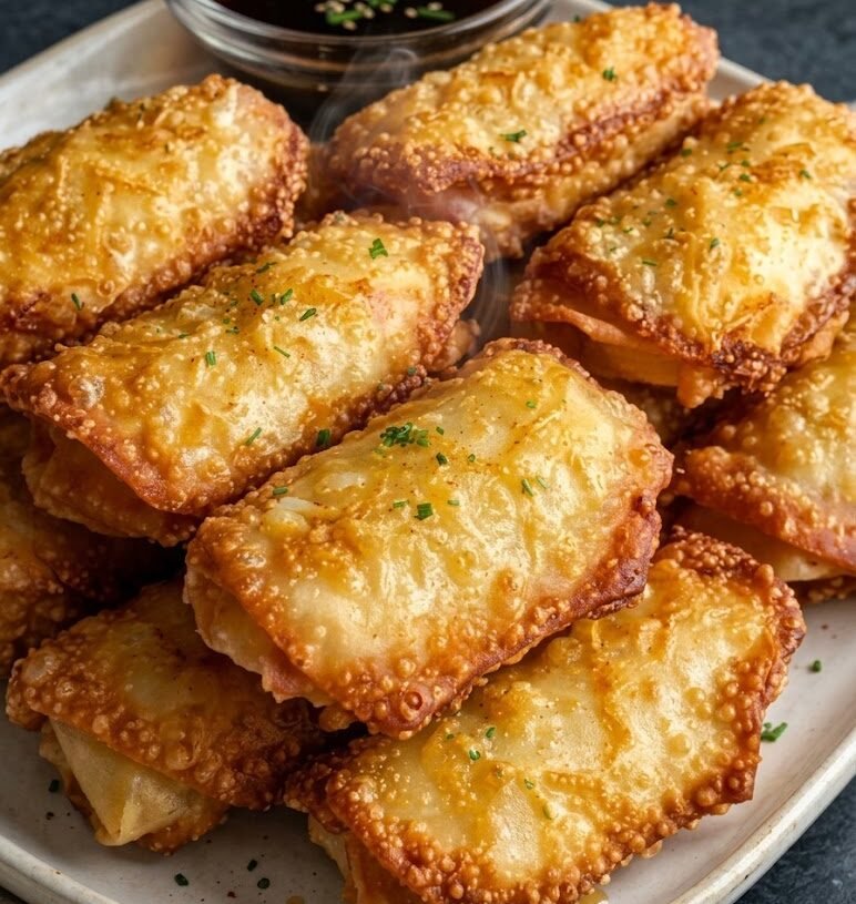 Keto-Friendly Crab Rangoon Egg Rolls | Crispy & Creamy Snack