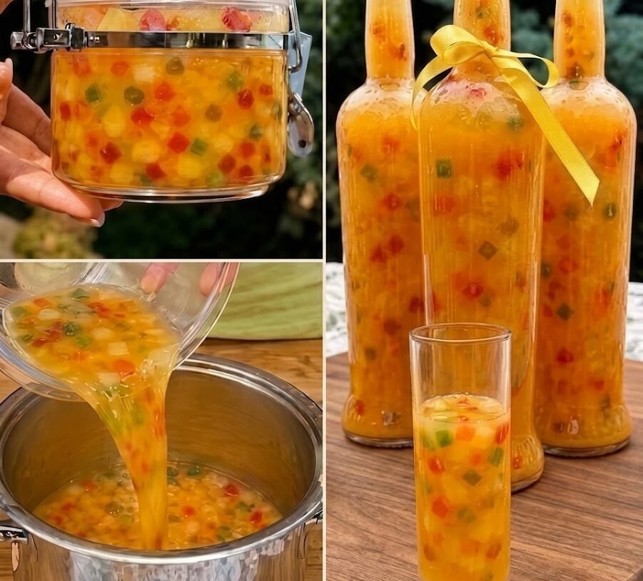 Low-Carb Sweet & Spicy Pepper Jelly with Pineapple