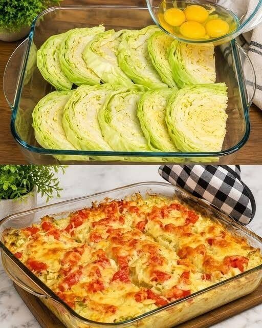 Low-Carb Layered Cabbage Casserole (High-Protein)