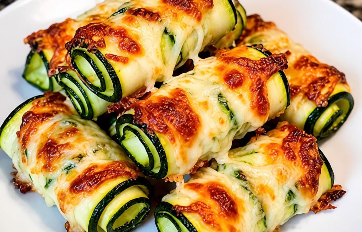 Keto Zucchini Rollatini – Cheesy Baked Zucchini Rolls