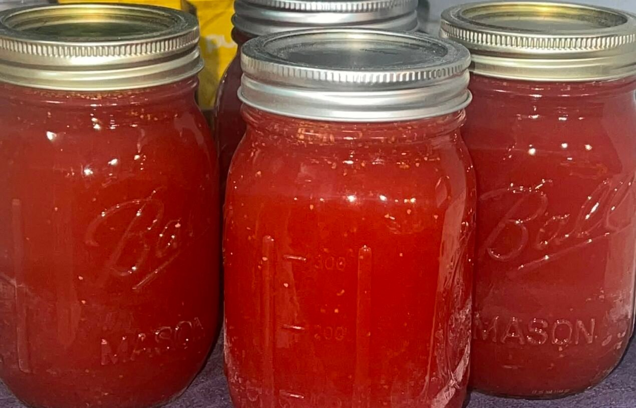 Homemade Sugar-Free Strawberry Lemonade Concentrate for Canning