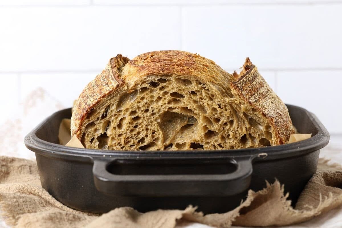 High Protein Cold Brew Sourdough – Low Carb Keto Bread Recipe