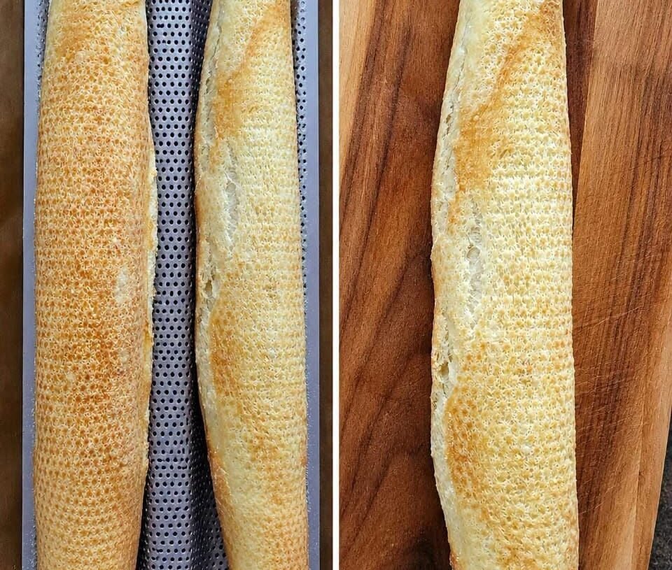 High Protein Sourdough Baguette Recipe – Low Carb Artisan Bread