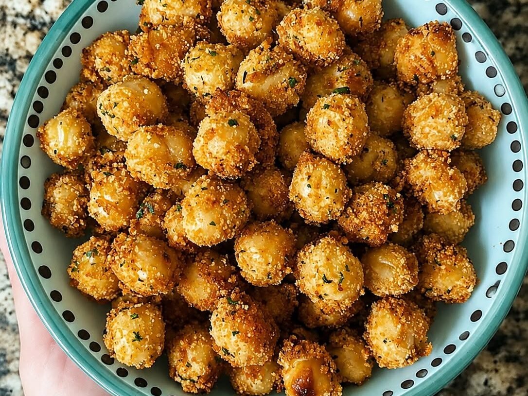 Crispy Cinnamon Sugar Roasted Chickpeas – High-Protein Snack