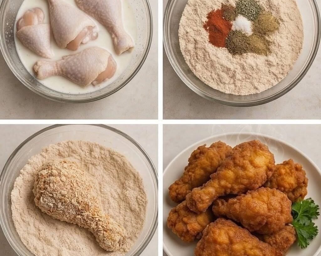 Crispy Low-Carb Air Fryer Fried Chicken (11 Secret Herbs & Spices)