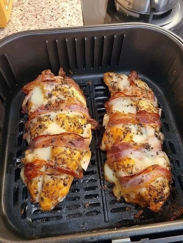 Easy High-Protein Stuffed Chicken Breast in the Air Fryer