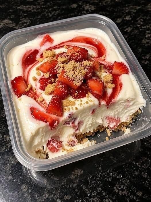 Creamy High-Protein Cottage Cheese Strawberry Bowl Recipe