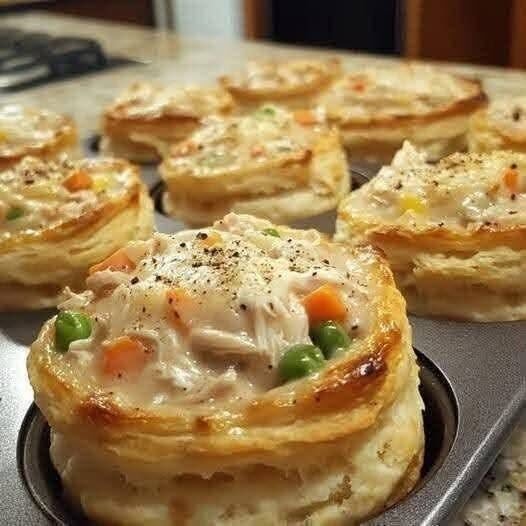 Low-Carb Mini Chicken Pot Pies (High-Protein & Comfort Food)