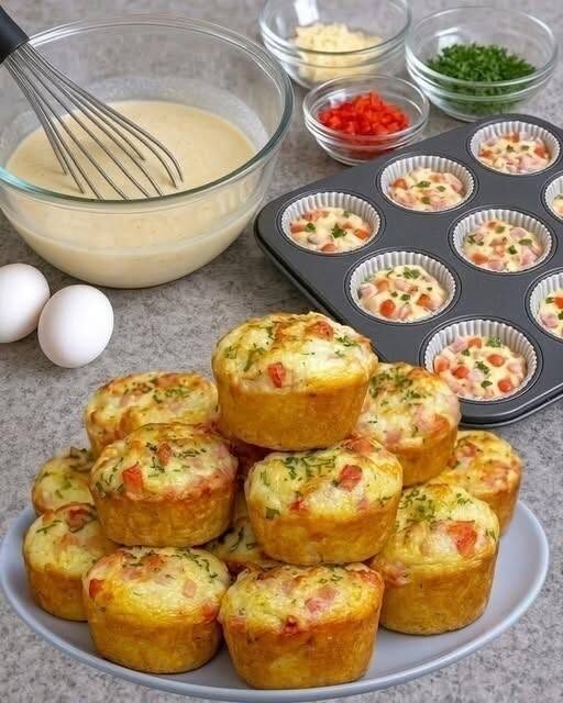 Easy High-Protein Low-Carb Breakfast Egg Muffins