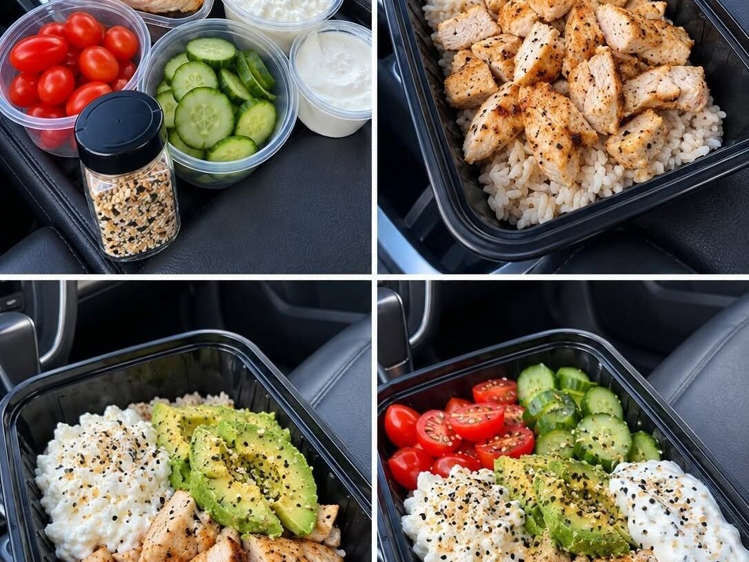 Easy High-Protein Chicken Avocado Bowl (Low-Carb & Keto Friendly)